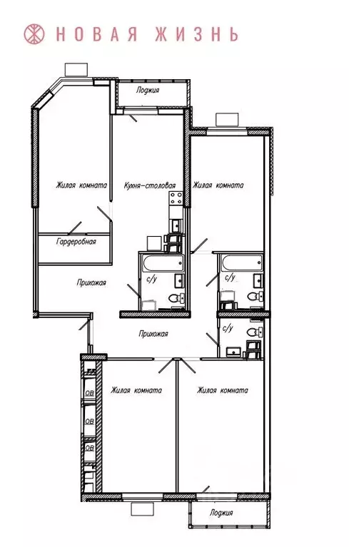 4-к кв. Самарская область, Самара Ленинская ул. (137.2 м) - Фото 1