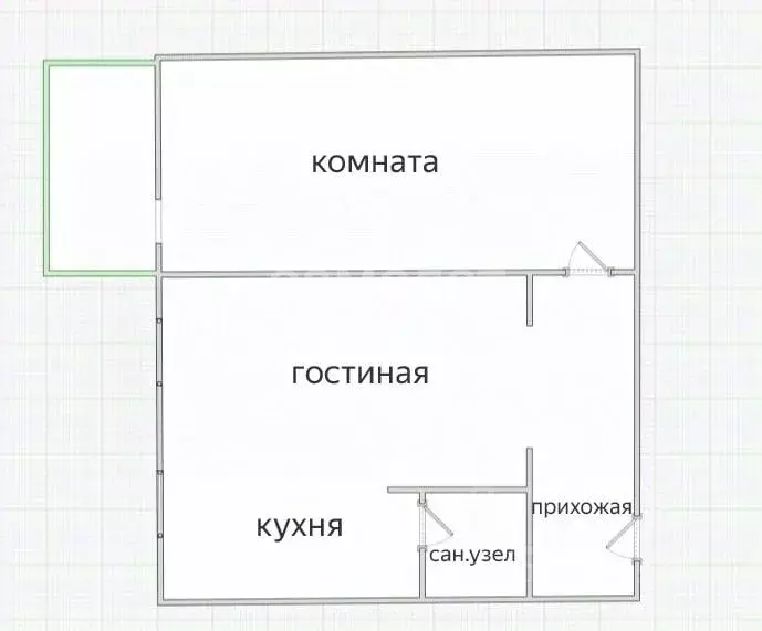 2-к кв. Приморский край, Владивосток ул. Нейбута, 38 (49.8 м) - Фото 2