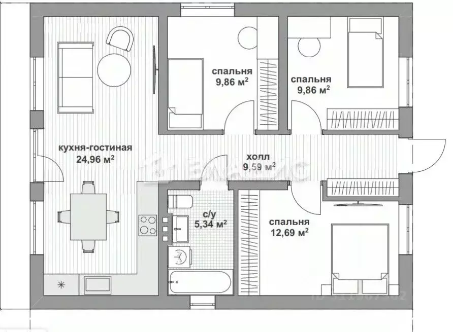 Дом в Владимирская область, Собинский муниципальный округ, пос. ... - Фото 2