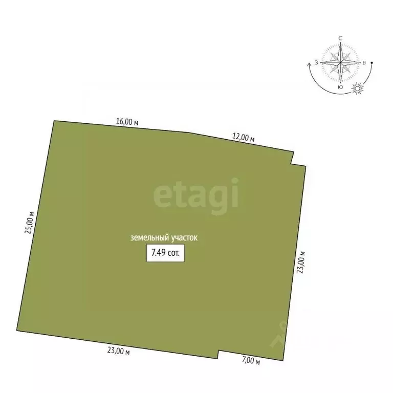 Участок в Амурская область, Благовещенск Политехническая ул. (7.49 ... - Фото 2