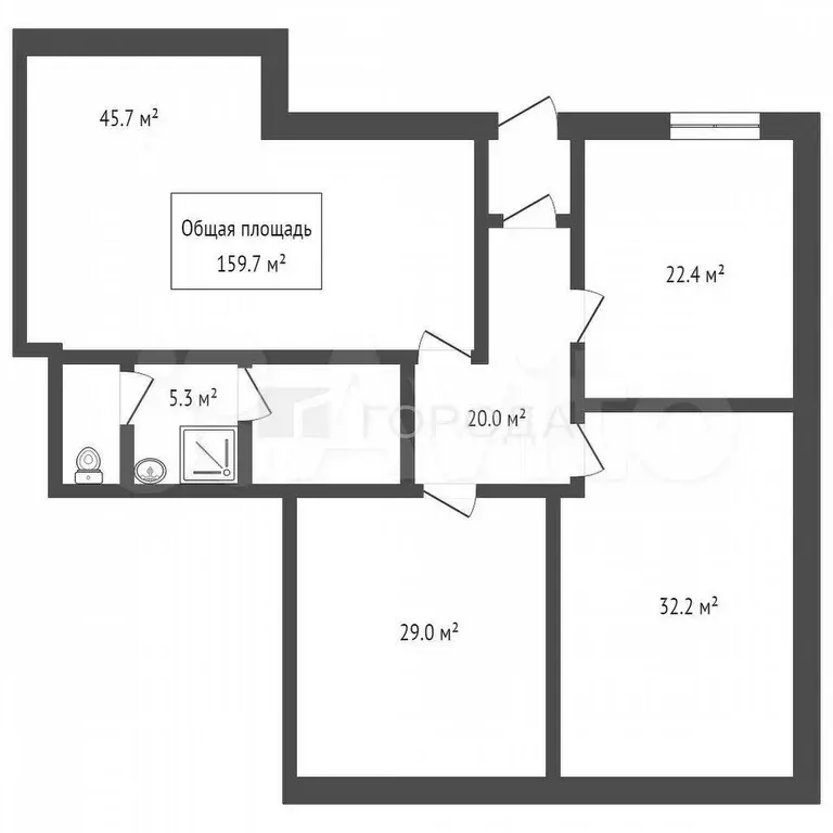 Продам помещение свободного назначения, 159.7 м - Фото 1