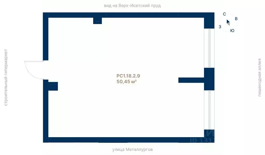 Помещение свободного назначения в Свердловская область, Екатеринбург ... - Фото 1