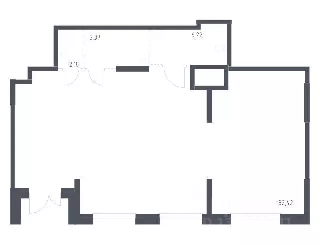 Помещение свободного назначения в Москва Тропарево Парк мк, к2.2 (96 ... - Фото 1