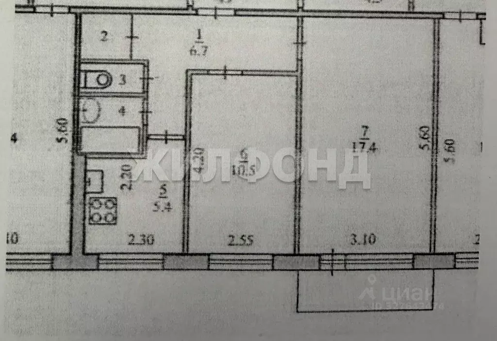 2-к кв. Архангельская область, Архангельск Соломбала исторический ... - Фото 2