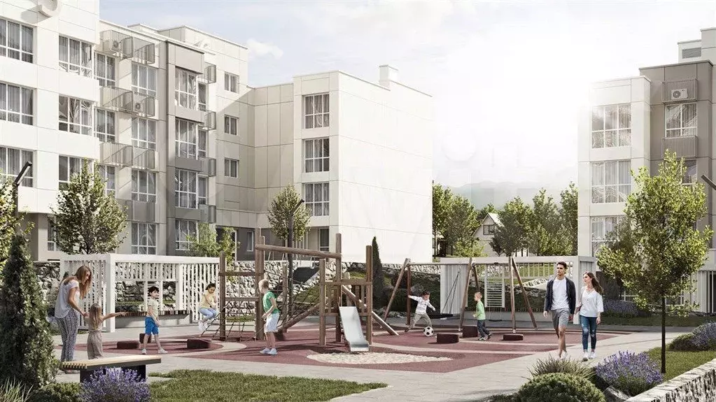 1-к. квартира, 32,8 м, 1/4 эт. - Фото 1