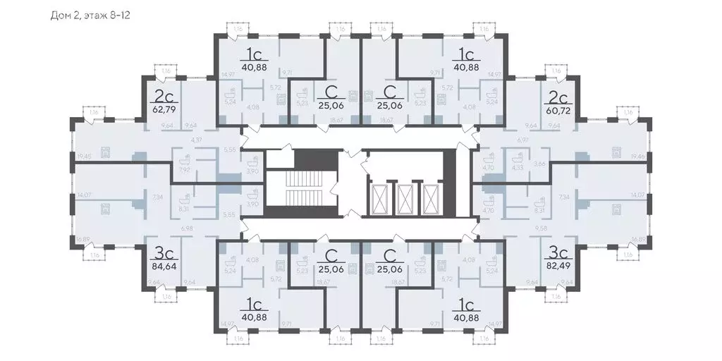 Квартира-студия: Тюмень, улица Геннадия Райкова, 19 (25.06 м) - Фото 2