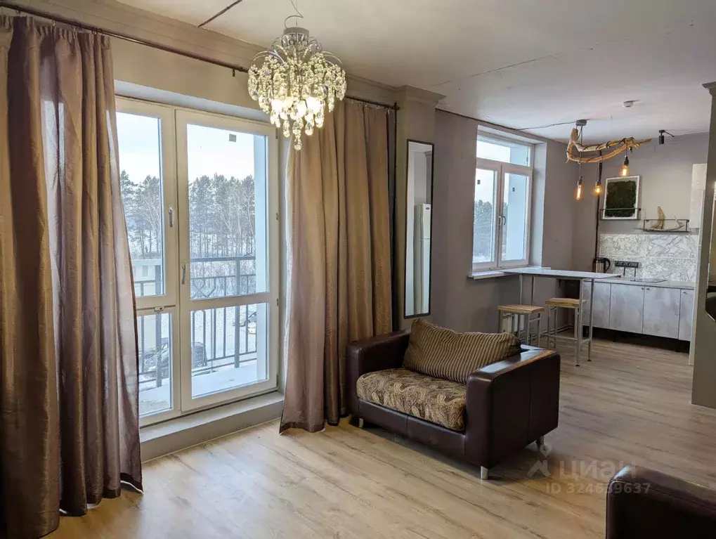 1-к кв. Иркутская область, Иркутский муниципальный округ, Маркова рп ... - Фото 1