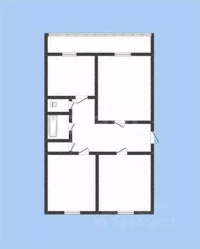 1-к кв. Костромская область, Нерехта Молодежная ул., 11 (69.4 м) - Фото 1