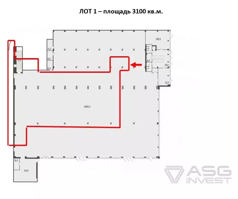 Торговая площадь в Татарстан, Казань ул. Журналистов, 34И (3100 м) - Фото 1