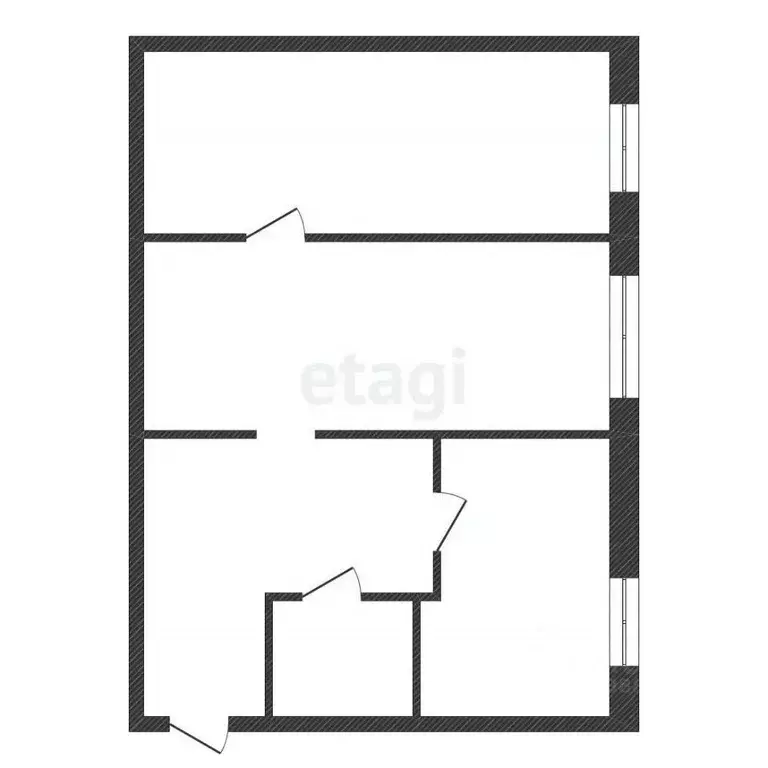 2-к кв. Красноярский край, Емельяново пгт ул. 2-х Борцов, 29 (44.4 м) - Фото 2