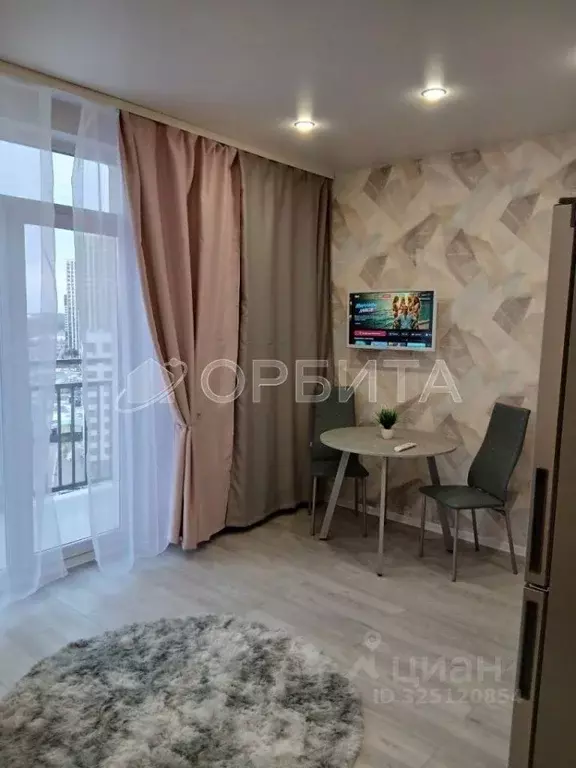 Студия Тюменская область, Тюмень ул. Краснооктябрьская, 16 (23.34 м) - Фото 2