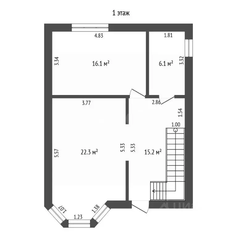 Дом в Ростовская область, Ростов-на-Дону Бумажный пер. (113 м) - Фото 2