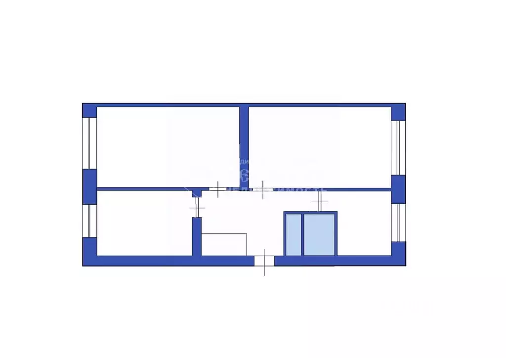 3-к кв. Кемеровская область, Кемерово Красная ул., 12 (61.8 м) - Фото 2