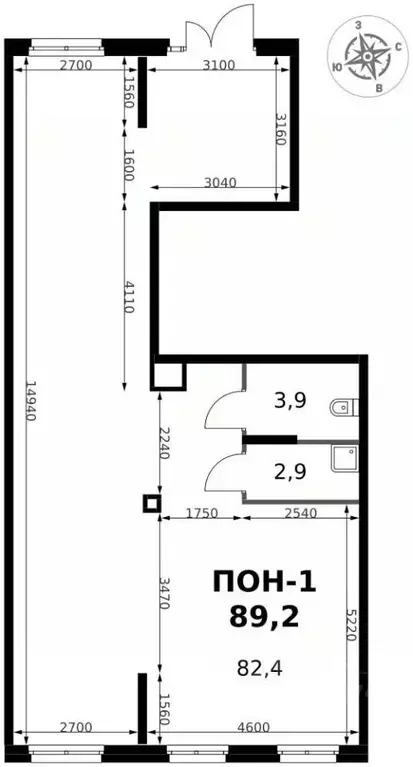 Помещение свободного назначения в Московская область, Химки ... - Фото 2