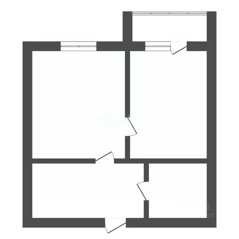 2-к кв. Амурская область, Благовещенск Кузнечная ул., 84 (48.3 м) - Фото 2