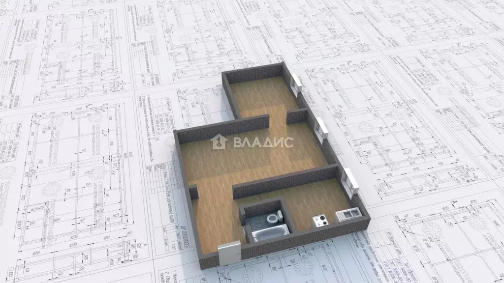 2-к кв. Иркутская область, Ангарск 17-й мкр, 6 (44.0 м) - Фото 2