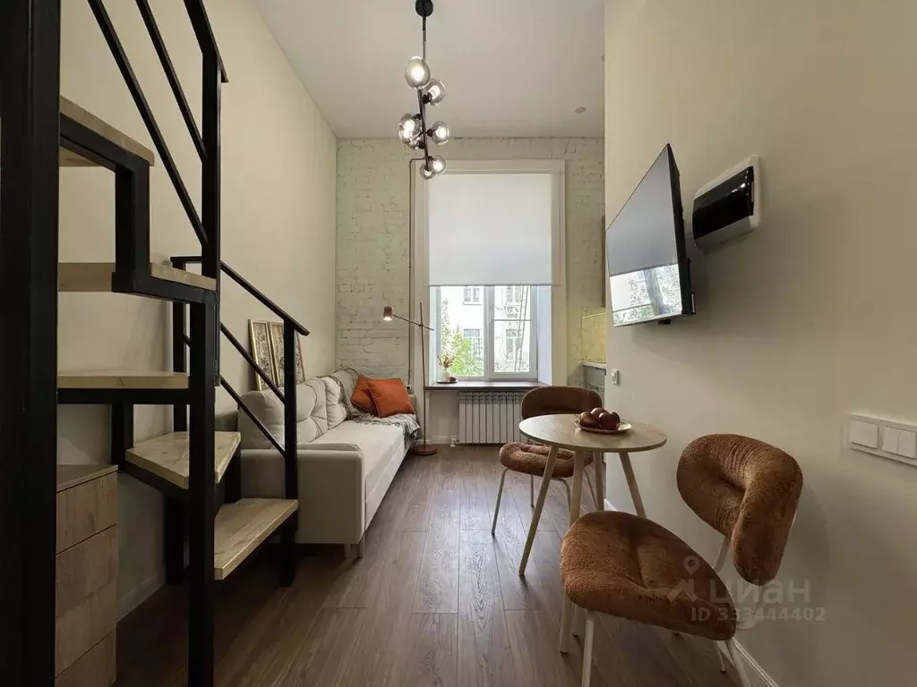 Студия Москва ул. Покровка, 31С1 (14.0 м) - Фото 2