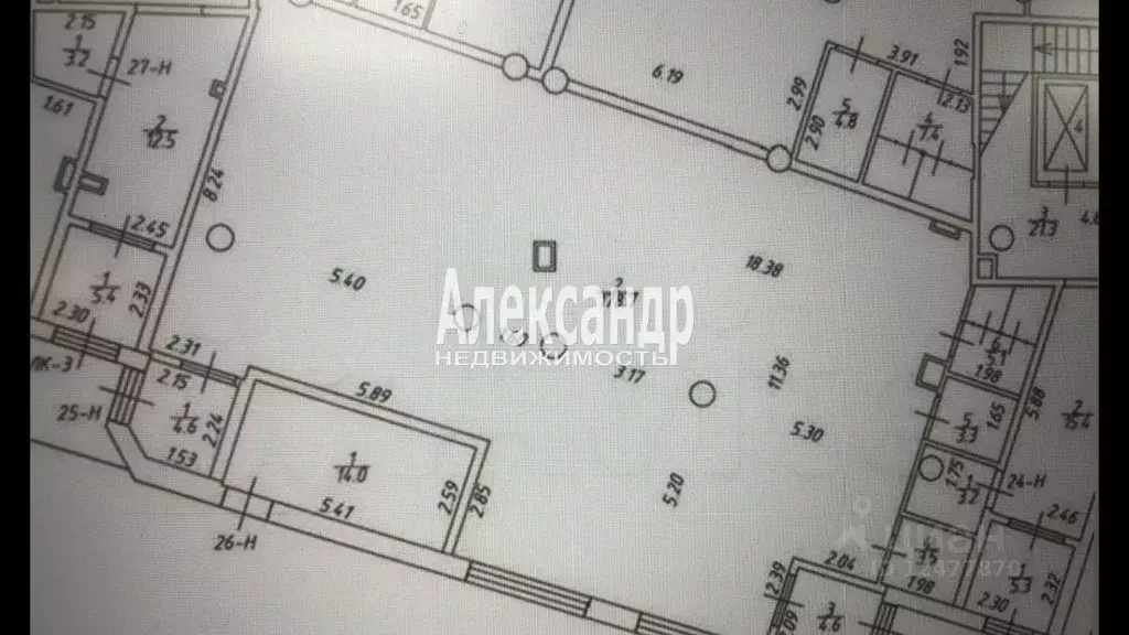 Торговая площадь в Санкт-Петербург Большеохтинский просп., 15К2 (201 ... - Фото 1