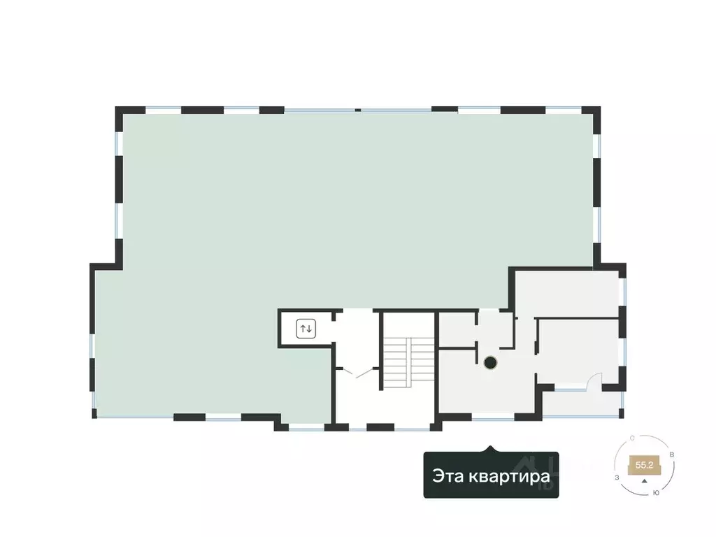 2-к кв. Тюменская область, Тюмень ул. Игоря Комиссарова, 18 (51.75 м) - Фото 1