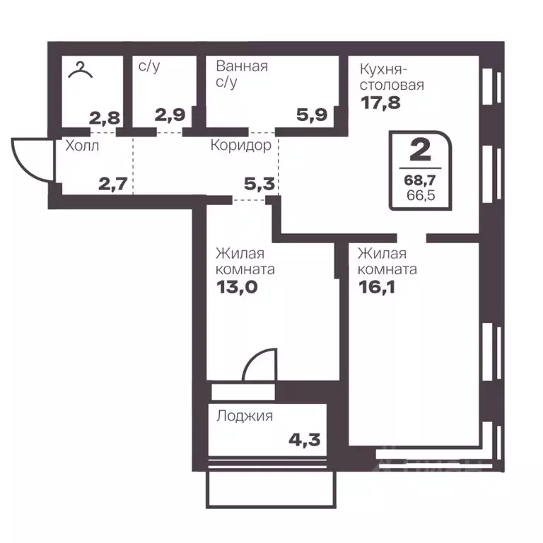 2-к кв. Челябинская область, Магнитогорск Голос Притяжение жилой ... - Фото 1