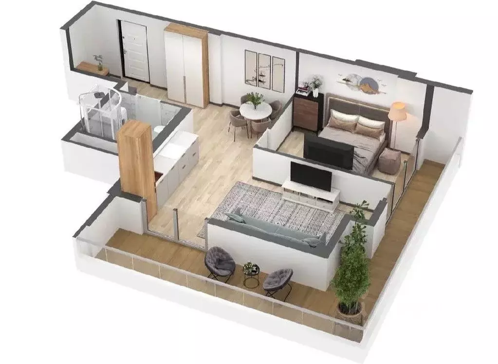 2-к кв. Крым, Ялта муниципальный округ, Кацивели пгт ул. Академика ... - Фото 2