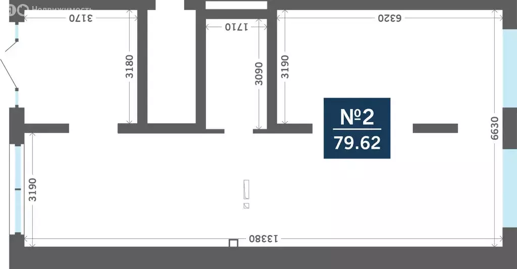 Торговая площадь (79.62 м) - Фото 1