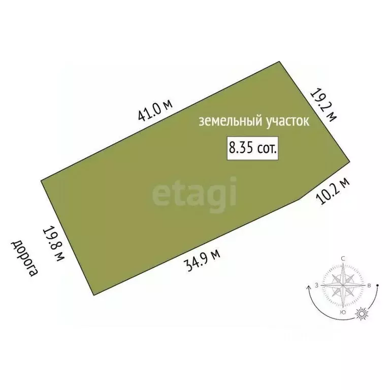 Участок в Ярославская область, Ярославль Шпальная ул. (8.35 сот.) - Фото 2