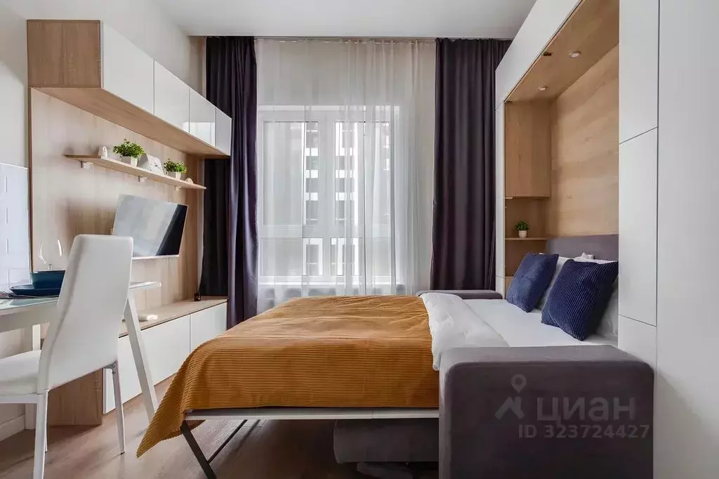 Студия Москва Красноказарменная ул., 14Ак1 (20.0 м) - Фото 2