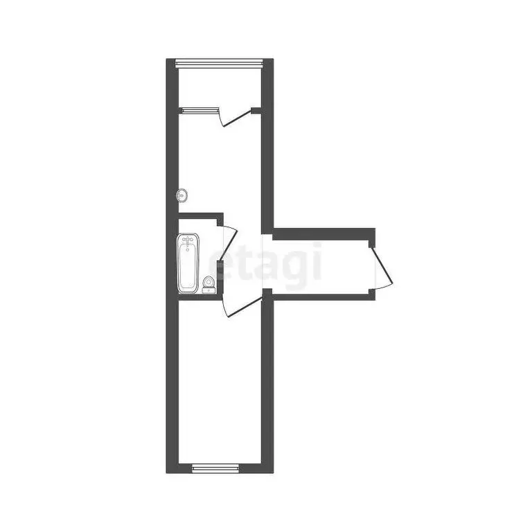 1-комнатная квартира: Озерск, улица Монтажников, 50/2 (35.6 м) - Фото 1