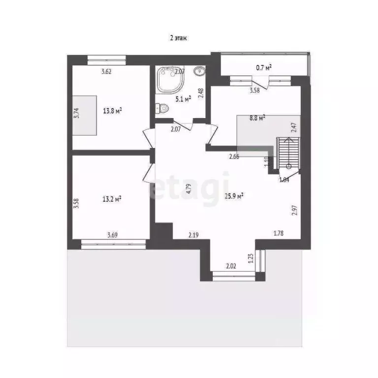 Дом в Псковская область, Печоры ул. Автомобилистов, 6А (209 м) - Фото 2