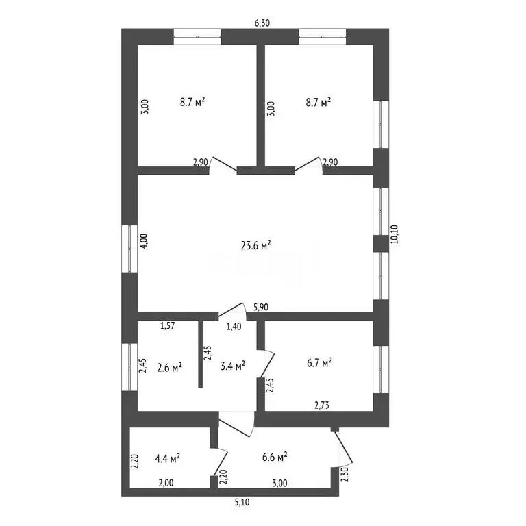 Дом в Константиновка, улица Ленина (53.7 м) - Фото 0
