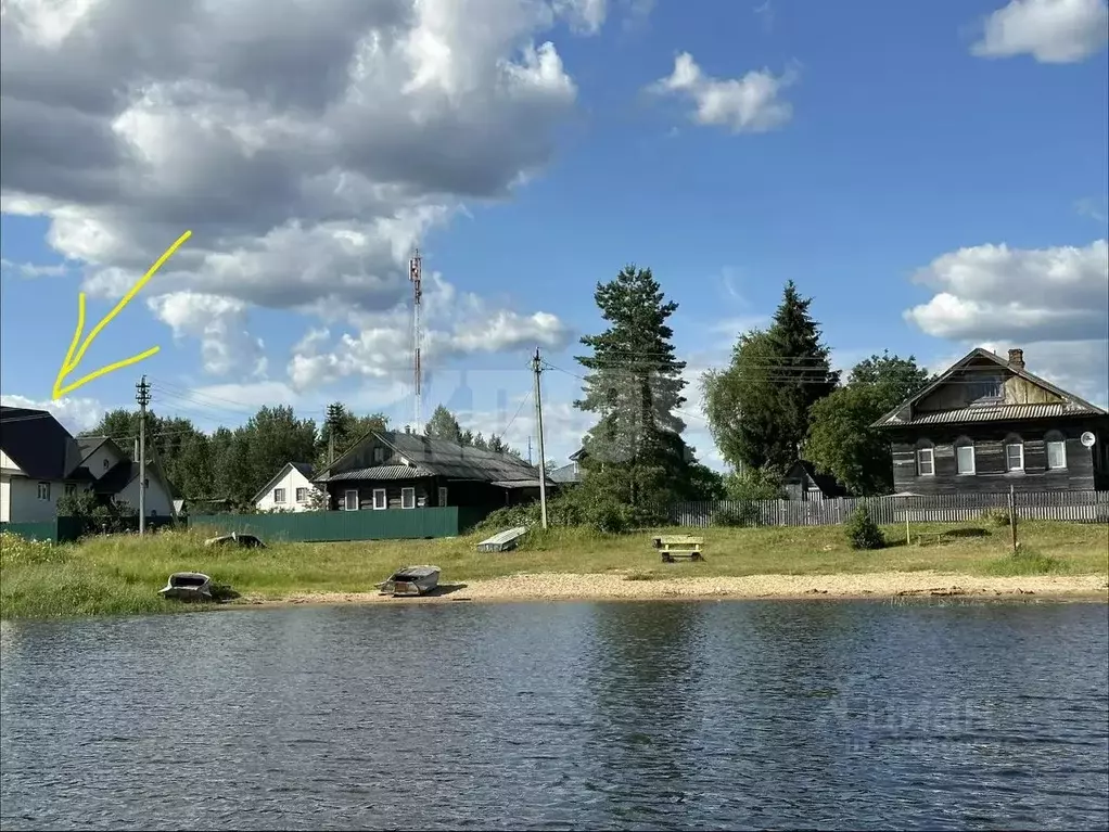 Участок в Вологодская область, Сокольский муниципальный округ, д. Шера ... - Фото 1