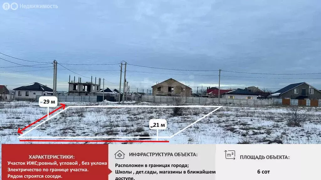 Участок в Симферополь, Ромашковая улица (6 м) - Фото 1