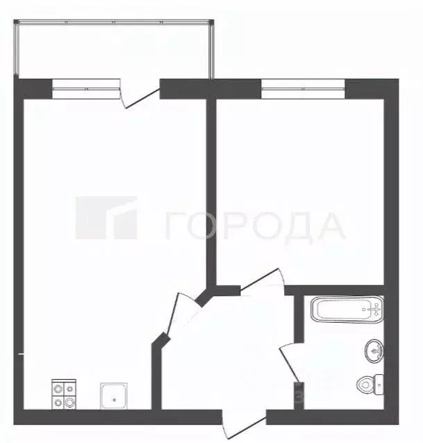 2-к кв. Алтайский край, Барнаул Власихинская ул., 65ак4 (40.9 м) - Фото 1