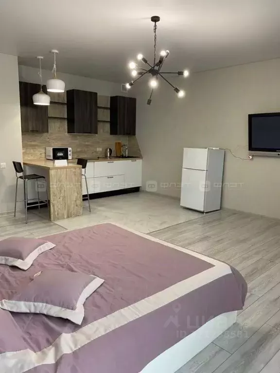 1-к кв. Татарстан, Казань ул. Оренбургский Тракт, 8Д (45.0 м) - Фото 1