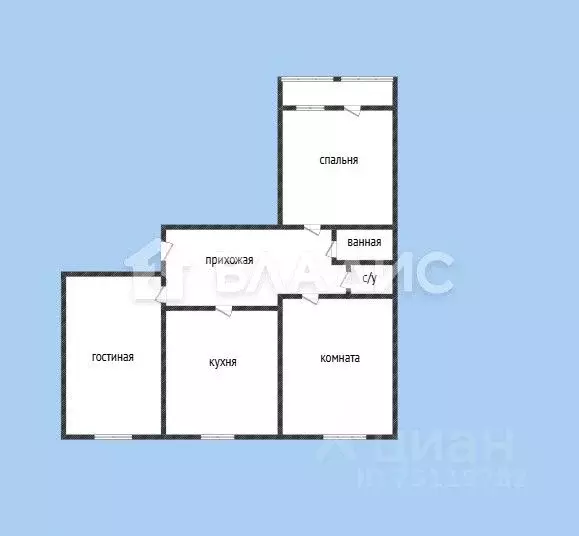 3-к кв. Краснодарский край, Краснодар Юбилейный мкр, ул. Думенко, 10 ... - Фото 1