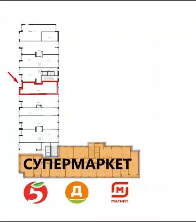 Торговая площадь в Московская область, Химки Клязьма-Старбеево мкр, ... - Фото 2
