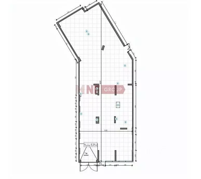 Торговая площадь в Москва Г мкр, Форивер жилой комплекс (390 м) - Фото 2