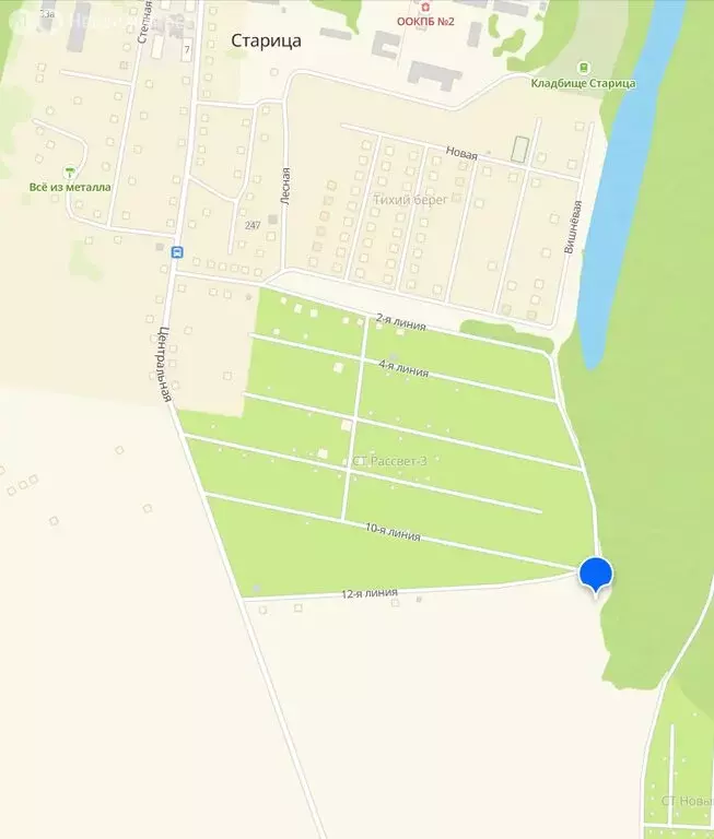 Участок в Красноуральский сельсовет, ДНТ Рассвет-3 (6 м) - Фото 2