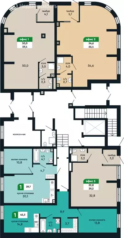 Помещение свободного назначения (39.2 м) - Фото 2