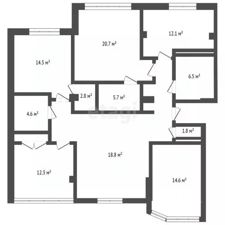 4-к кв. Крым, Симферополь просп. Победы (145.0 м) - Фото 2