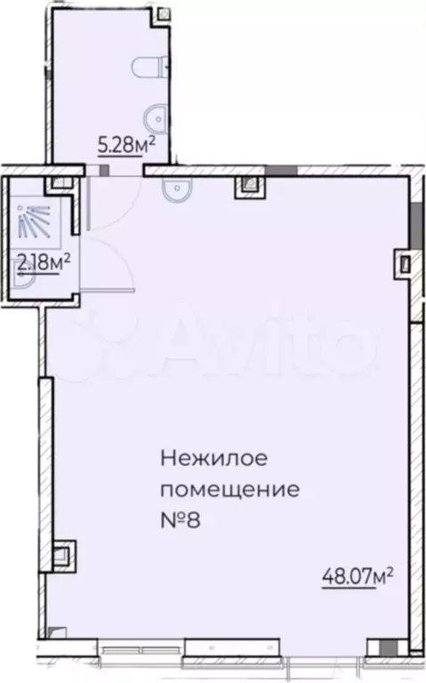 Продам помещение свободного назначения, 55 м - Фото 0