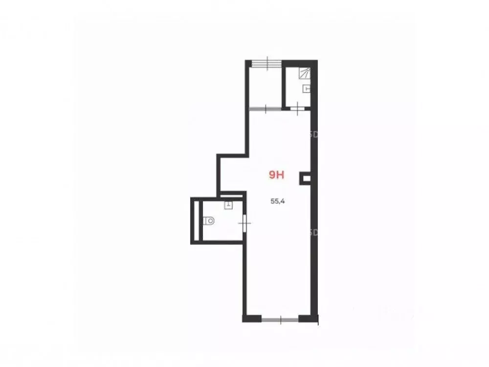 Торговая площадь в Москва Базовская ул., 26 (55 м) - Фото 2