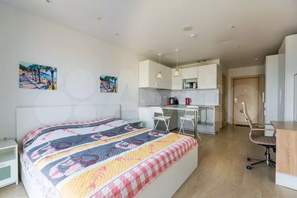 Апартаменты-студия, 27 м, 10/10 эт. - Фото 0