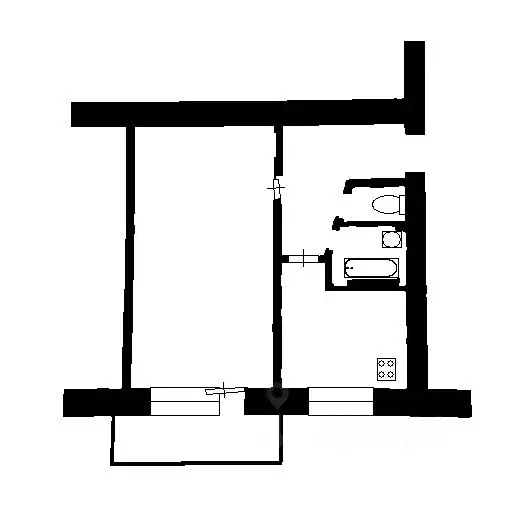 1-к кв. Московская область, Краснозаводск Сергиево-Посадский район, ... - Фото 2