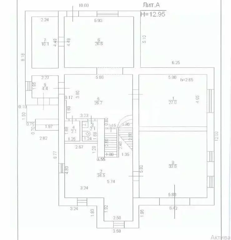Дом в Тверская область, Тверь д. Старая Константиновка, 61А (379 м) - Фото 2