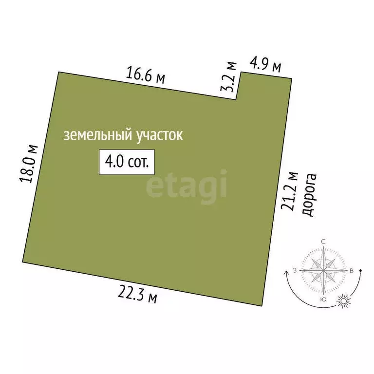 Участок в Севастополь, садоводческое товарищество Миндаль (4 м) - Фото 1