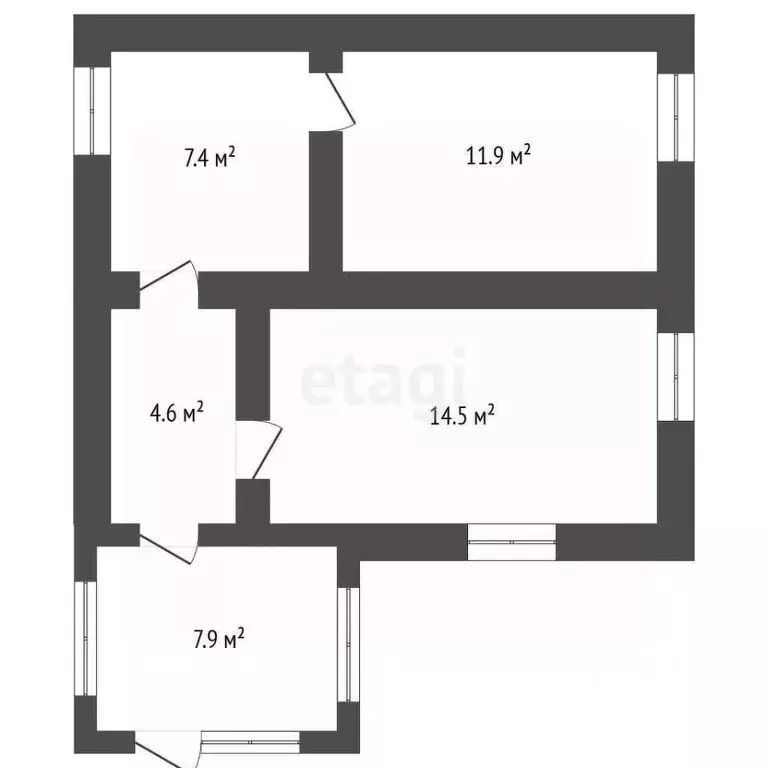 Дом в Крым, Черноморский район, Межводненское с/пос, с. Новоульяновка ... - Фото 2