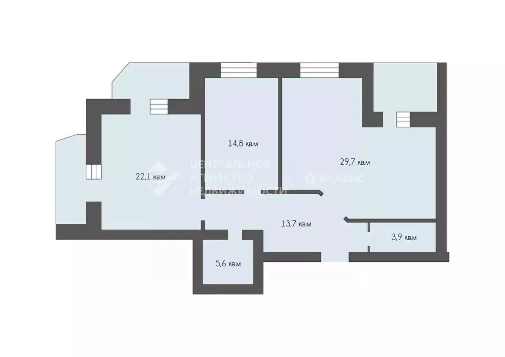 2-к кв. Рязанская область, Рязань Касимовское ш., 32к5 (89.8 м) - Фото 2