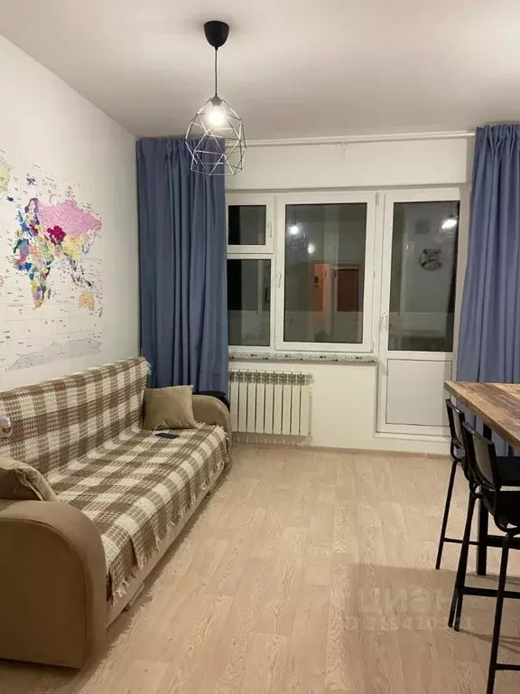 1-к кв. Саха (Якутия), Якутск Борисовка-1 мкр, 2/1 (24.3 м) - Фото 0